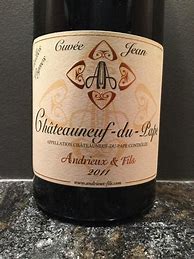 Image result for Andre Andrieux Chateauneuf Pape