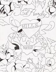 Image result for Ed Hardy Color Pages