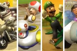 Image result for Mario Kart Wii All Characters Winning Animations