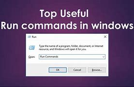 Image result for Useful Run Commands in Windows
