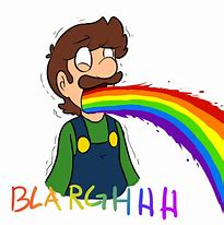 Image result for Troll Face Rainbow BARF