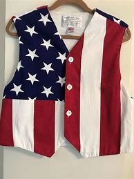 Image result for American Flag Jean Vest