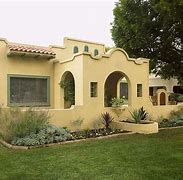 Image result for Yellow Stucco Spanish House