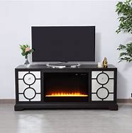 Image result for Elegant TV Console with Fireplace