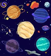 Image result for Space Science Fiction Planets Cartoon