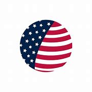 Image result for Round American Flag Images