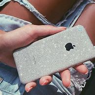 Image result for iPhone 6 Plus Cilver and Pink Glitter Case