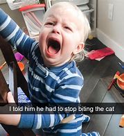 Image result for Kid Crying Saying No Meme