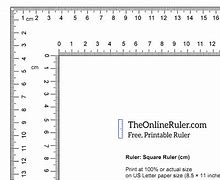 Image result for Square Ruler in Cm