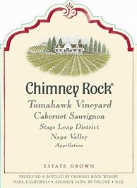 Image result for Chimney Rock Cabernet Sauvignon Tomahawk