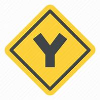 Image result for Y Junction Road Sign