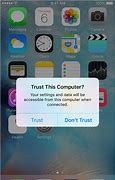 Image result for iPhone 5S Trust This Mac Screen