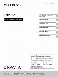 Image result for Sony BRAVIA KDL 40W5500 Manual