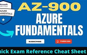 Image result for AZ 900 Cheat Sheet