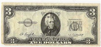 Image result for 3 Dollar Bill