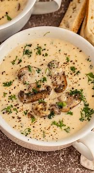 Image result for Homemade Mushroom Soup