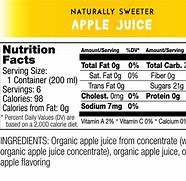 Image result for Apple Juice Nutrition