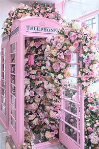 Image result for Pink London Phone Booth