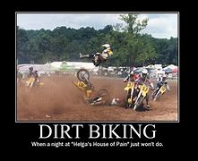 Image result for Dirt Bike Crash Meme