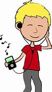 Image result for Person Listening to iPod Clip Art