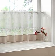 Image result for Half Window Curtains