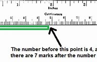 Image result for How to Read a Cm Ruler