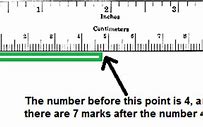 Image result for How to Read a Cm mm Ruler