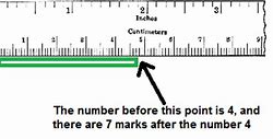 Image result for Centimeter Ruler with All Measurements Marked