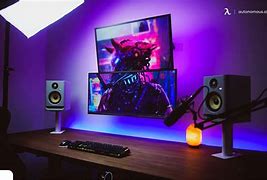 Image result for Dual Monitor Set Up