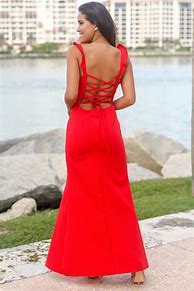 Image result for Red Maxi Dress