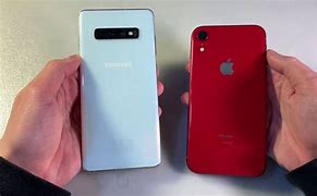 Image result for Galaxy S10 vs iPhone XR
