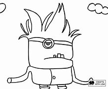 Image result for Purple Minion Coloring Pages