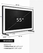 Image result for 55 Inch TV Dimensions