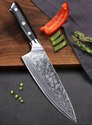 Image result for Damascus Steel Chef's Knife