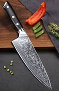 Image result for Damascus Cooking Knives