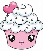 Image result for Cute Cartoon Cupcake Drawings