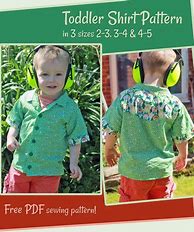 Image result for Toddler Button Down Shirt Pattern