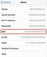 Image result for Sample Imei for iPhone