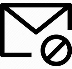 Image result for No Emails Sign