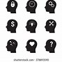 Image result for Head Profile with Things Coming Out of Head Pictogram