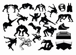 Image result for Wrestling Pin Silhouette