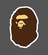 Image result for BAPE Bathing Ape Logo Sticker