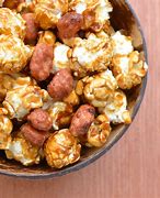 Image result for Popcorn with Caramel and Nuts