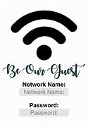 Image result for Guest Wifi Password Printable Sign
