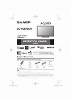 Image result for Sharp TV Manual Buttons