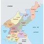 Image result for North Korea On a Map