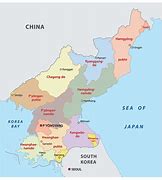 Image result for North South Korea Map