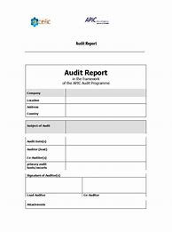 Image result for Printable Audit Form