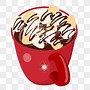 Image result for Red Cup of Hot Chocolate Clip Art