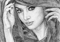 Image result for Woman Pencil Art